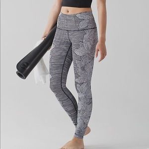 Lululemon Hi-rise Wunder Under Dottie Tribe